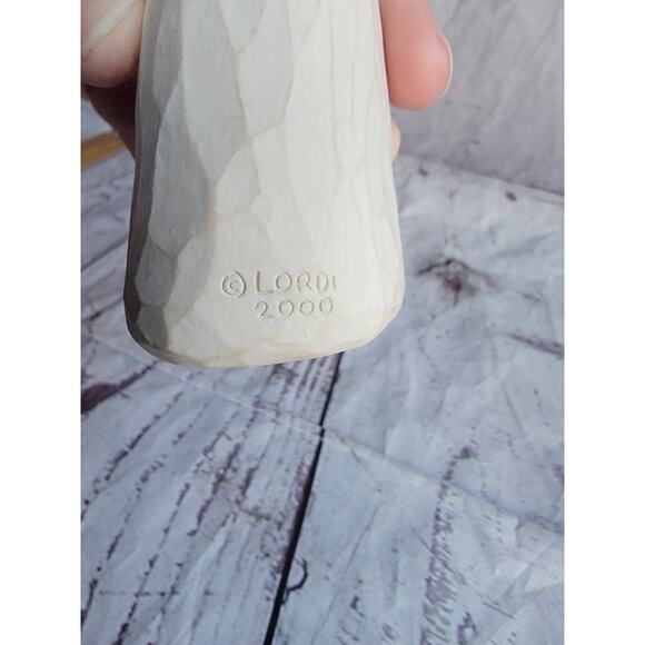 2001 DEMDACO Willow Tree Angel of Hope With Lantern Wooden Art Figurine 5.5in - Picture 6 of 7